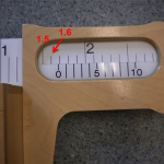How to being reading the Vernier scale