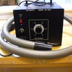 Blower with air tube