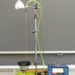 Falling drops setup