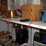 Location of metronome and sound cable